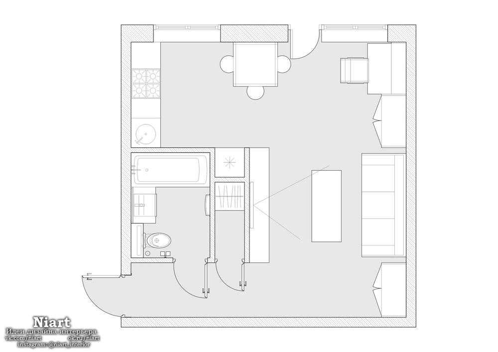 Перепланировка однокомнатной квартиры в двухкомнатную: правила и примеры, фото удачных дизайнов. варианты перепланировки из однокомнатных квартир в двухкомнатные