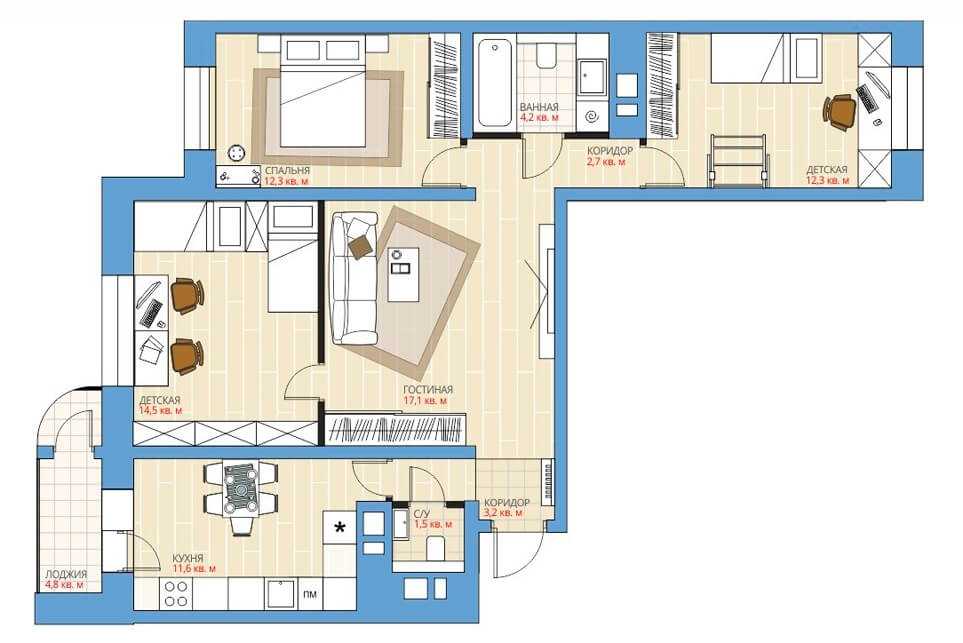 Как из двухкомнатной квартиры сделать трехкомнатную?