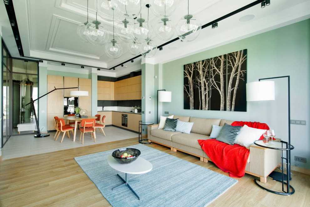 Планировка однокомнатной квартиры - нестандартные решения современного дизайна (77 фото)