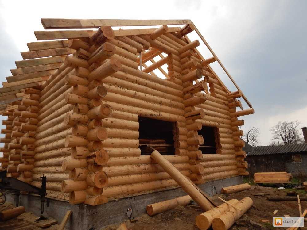 Дома ручной рубки и красивые деревянные срубы из бревна