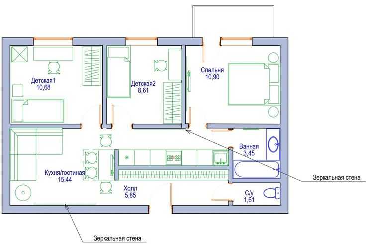 Двухкомнатные квартиры (94 фото): дизайн ремонта 2-комнатных квартир в новостройках, проекты квартир 70 кв. м и других в современном стиле