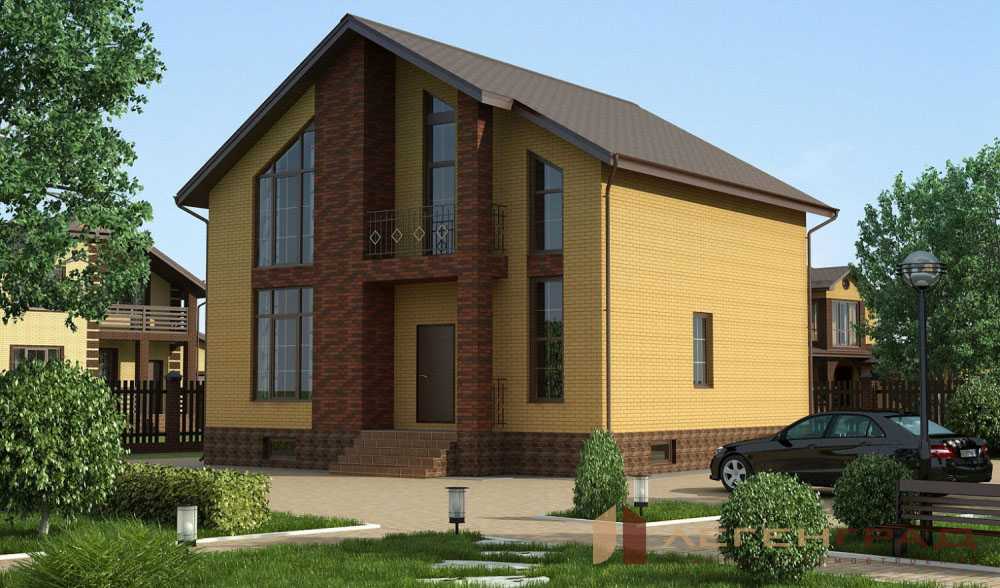 210+ фото красивых домов из кирпича (одноэтажные/двухэтажные). облицовка фасадов своими руками