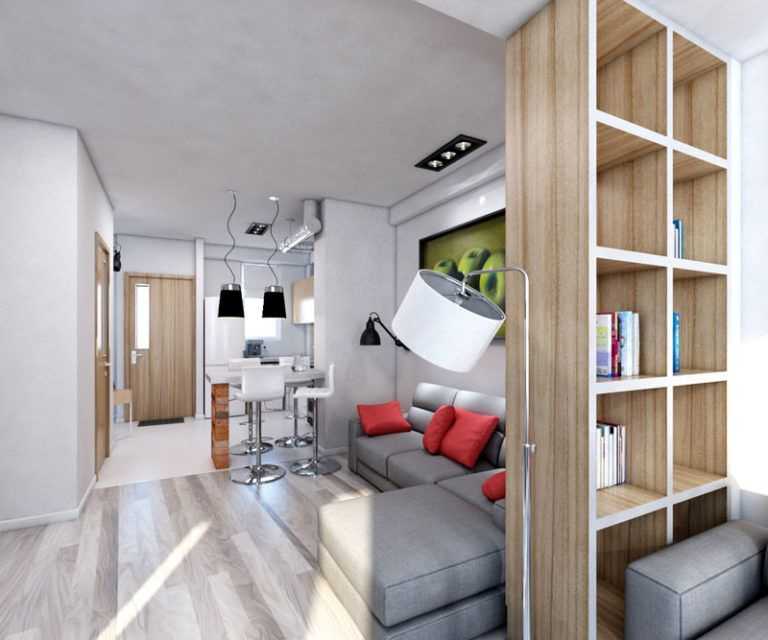 Планировка однокомнатной квартиры - нестандартные решения современного дизайна (77 фото)