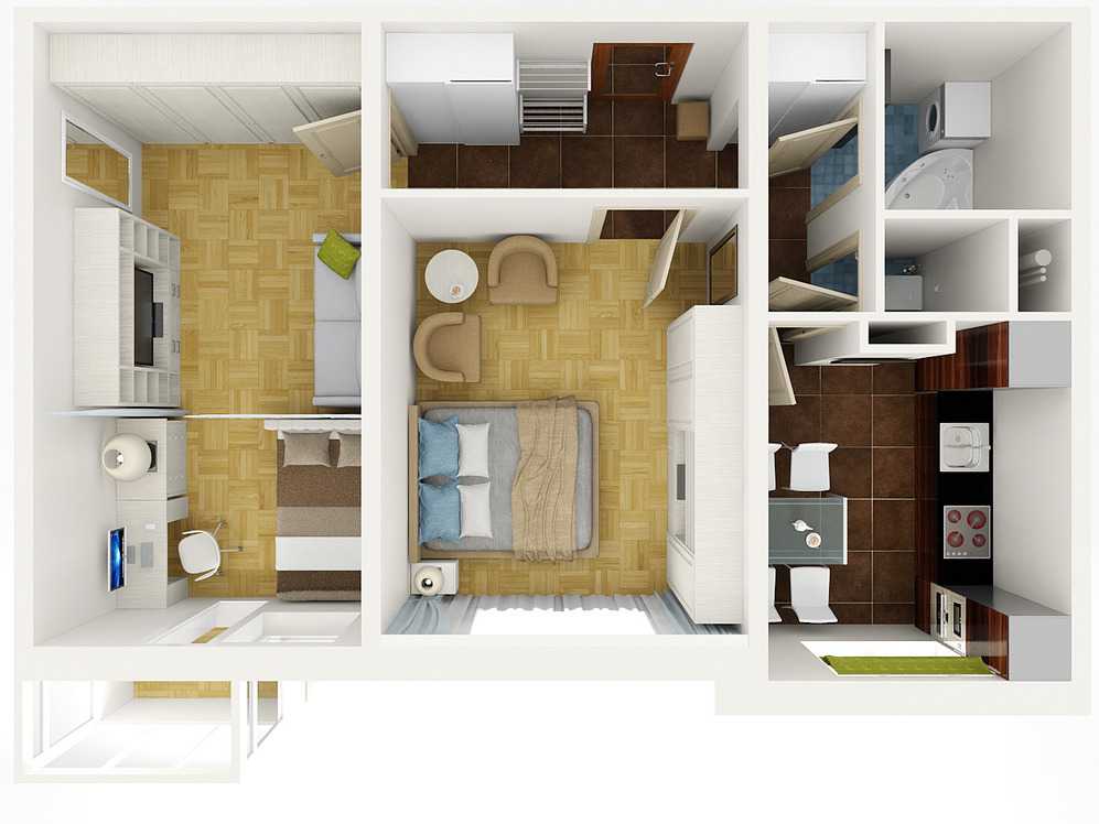 Ремонт 3-комнатной квартиры в «хрущевке» (36 фото): без перепланировки и с ней, виды и этапы выполнения