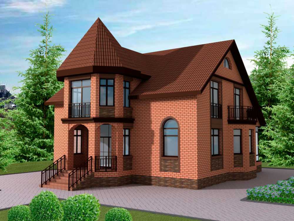 Красивые кирпичные дома: разновидности материала, преимущества и недостатки кирпичной облицовки, выбор стиля фасада