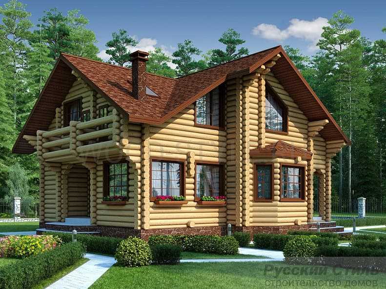 Проекты домов из бревна (36 фото): планы деревянных домов из калиброванных бревен с гаражом и без, современные дома