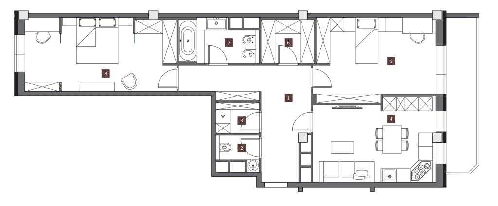 Планировка 3-х комнатной квартиры в «хрущевке» – это творческое занятие. Необходимо предварительно оформить все необходимые документы. Какие варианты перепланировки трехкомнатной квартиры можно применить?