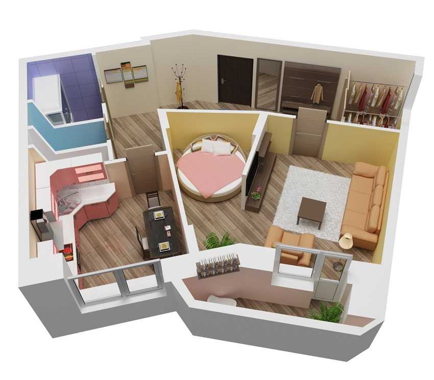 Планировка квартиры имеет особое значение при создании атмосферы домашнего уюта. Какой метраж имеют типовые и современные схемы маленьких помещений? Чем отличается квартира-студия площадью 30, 40 кв. м? Как создать уют в любой квартире?
