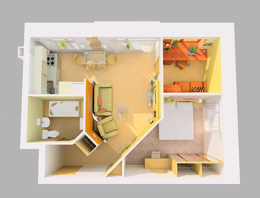 Квартира-студия 30-31 кв.метр: фото, обзоры, дизайн интерьера (5 проектов)