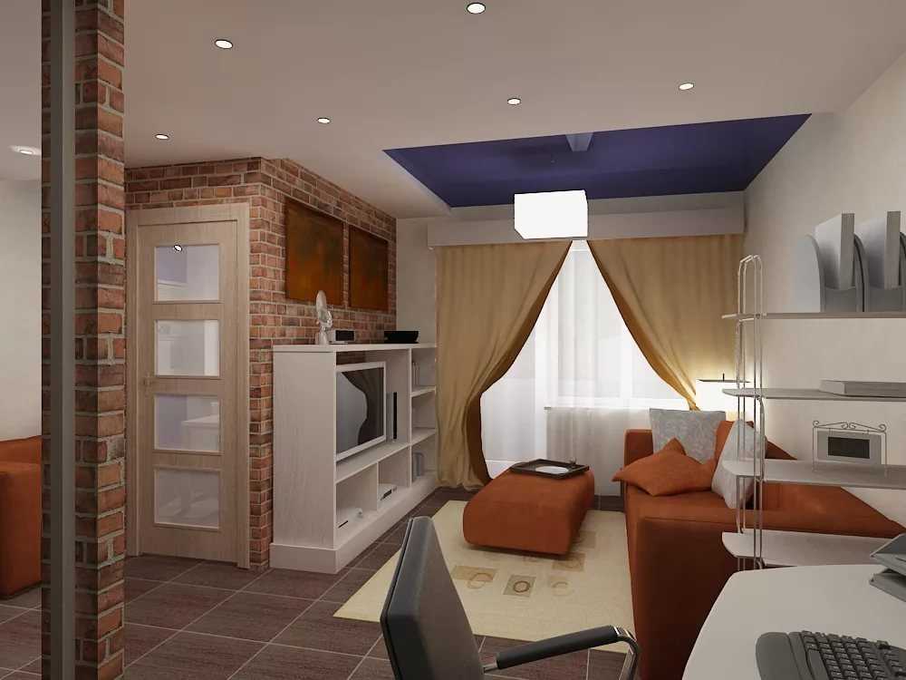 Дизайн двухкомнатной хрущёвки: выбор планировки, дизайн кухни, спальни и гостиной