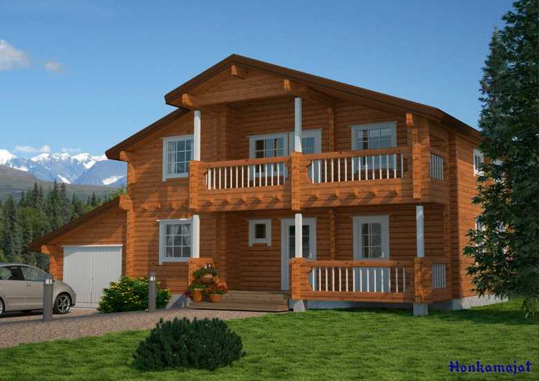 Двухэтажные дома из бруса (63 фото): проекты деревянных коттеджей с балконом и без, планы домов из профилированного и квадратного бруса в 2 этажа