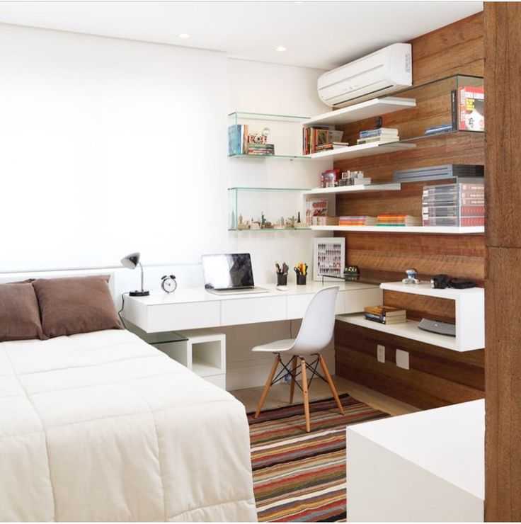 Дизайн комнаты в общежитии +75 фото идей интерьера