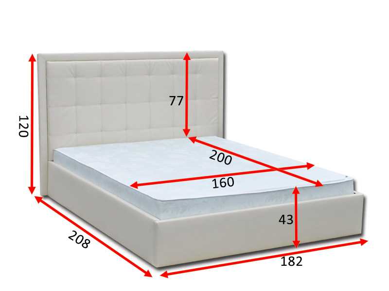 Высота кровати: стандарт от пола до спального места