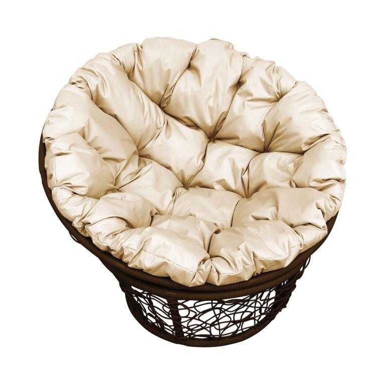 Кресло папасан - особенности круглых плетеных кресел из ротанга