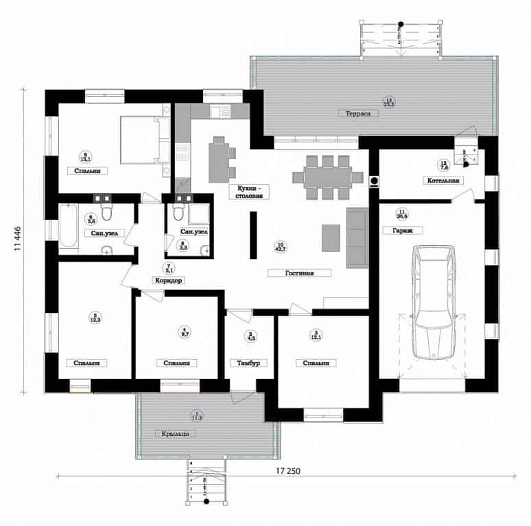 Дома из сибита (56 фото): проекты, плюсы и минусы, строительство одноэтажных и двухэтажных домов с гаражом. как рассчитать количество материала?