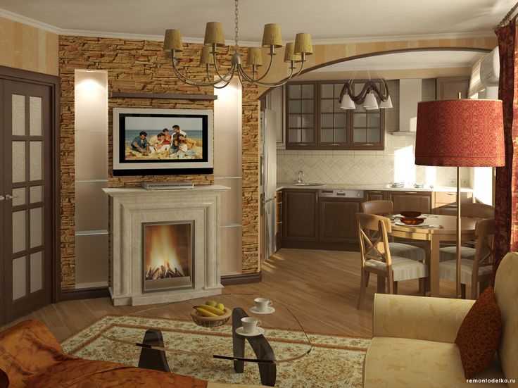 Дизайн гостиной с камином в доме необходимо планировать очень тщательно. Какой выбрать интерьер каминного зала в деревянном частном загородном коттедже?