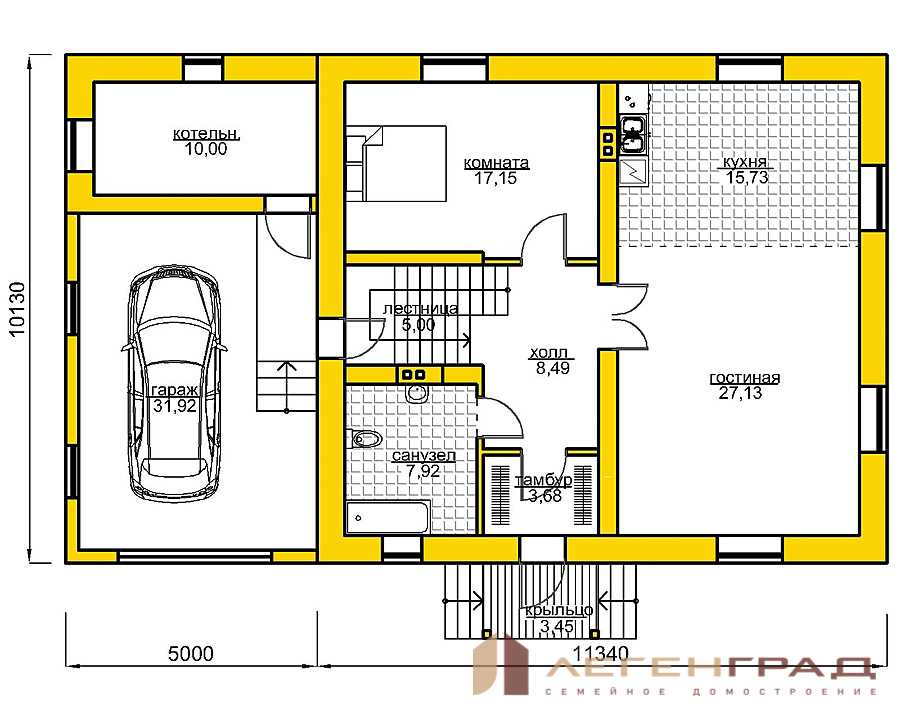 Проекты одноэтажных домов до 100 кв. м (77 фото): план дома из газобетона и из пеноблоков, с гаражом и других типовых